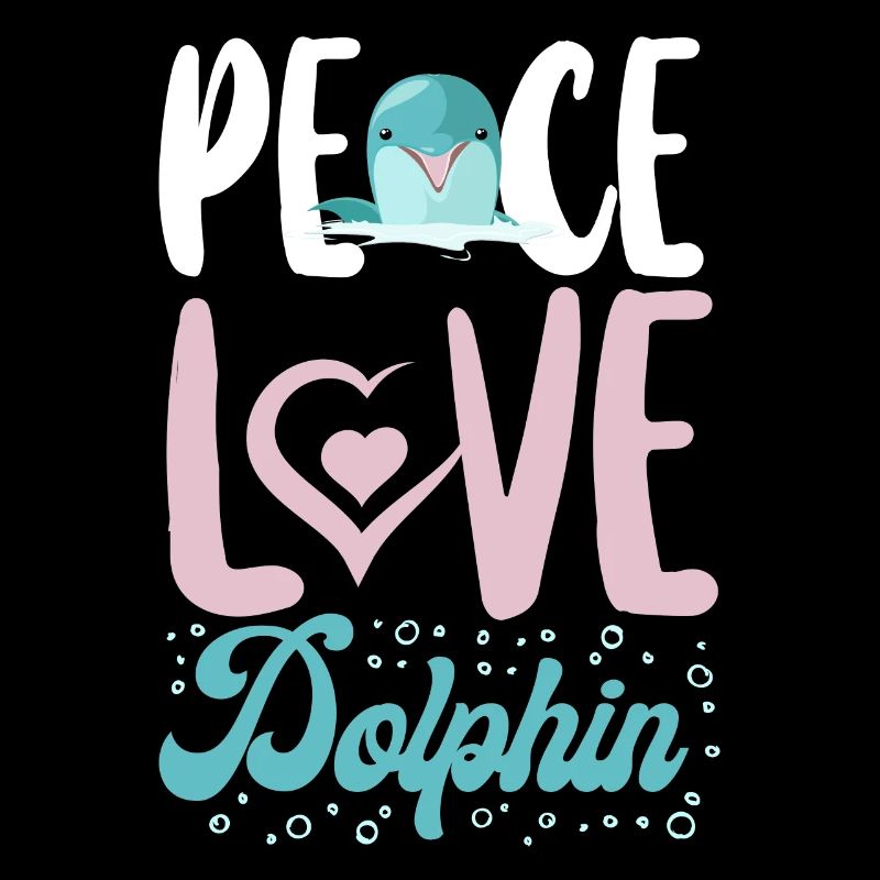 Dolphin Peace Love Dolphin