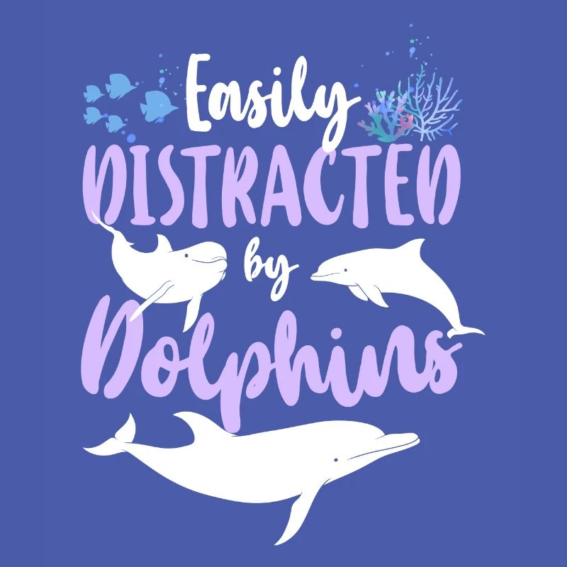 Dolphin Easily Distracted By