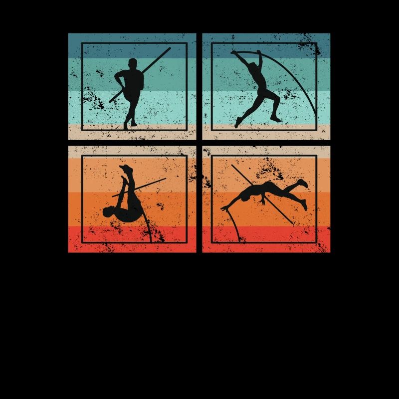 Athlète de saut à la perche Athlètes d’athlétisme Pôle d’athlète