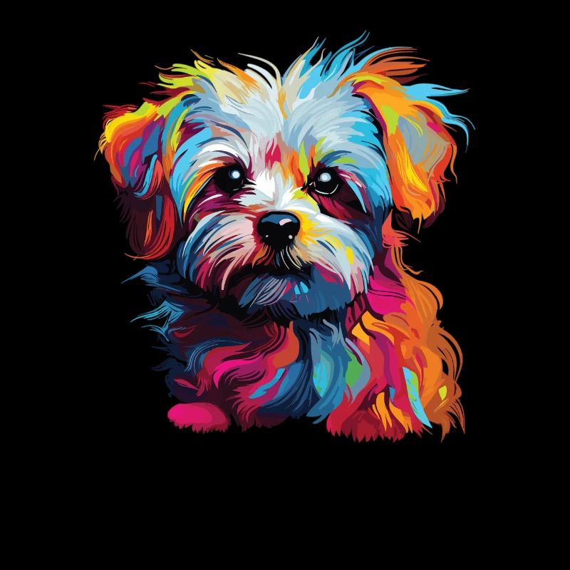 Aquarelle colorée maltaise