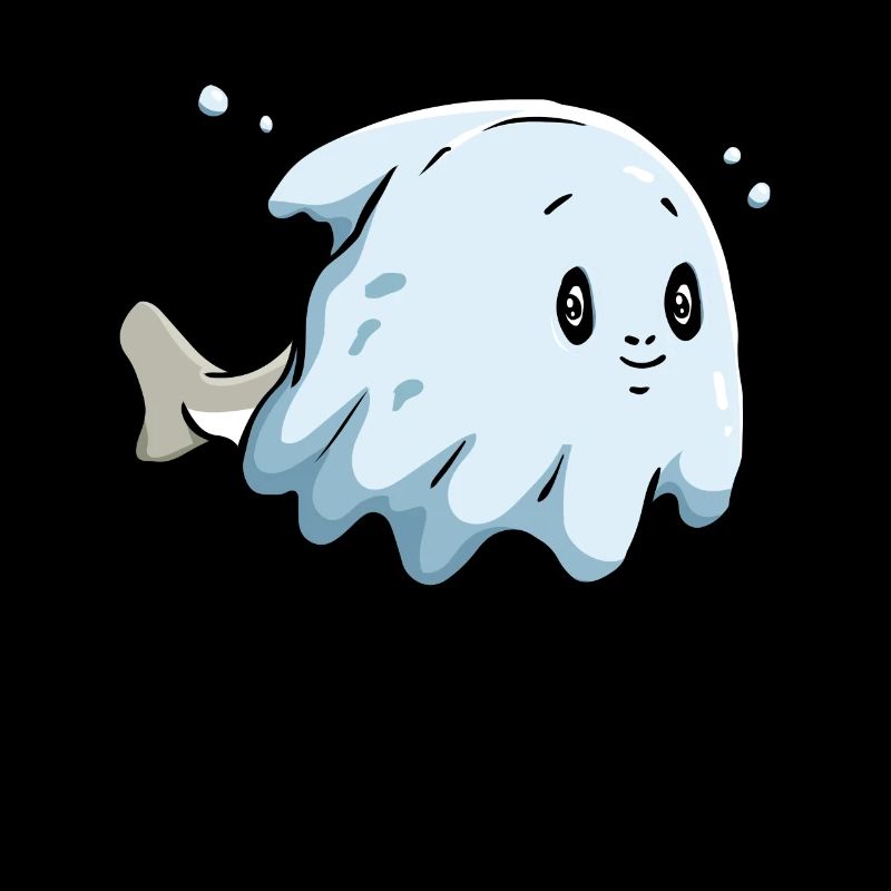 Sacabambaspis Fish Meme Ghost Halloween
