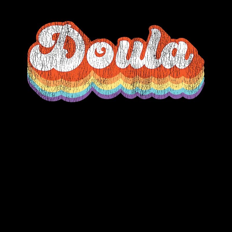 Doula Birth Worker Retro Vintage
