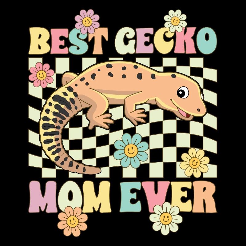 Leopardgecko Mama Eidechse Reptil