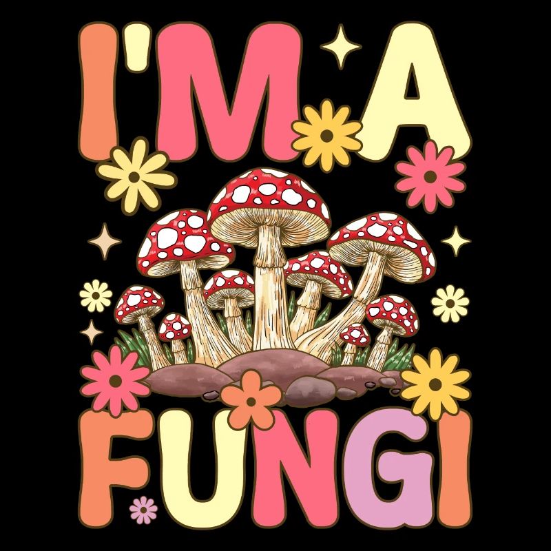 Mycologue groovy à la recherche de champignons