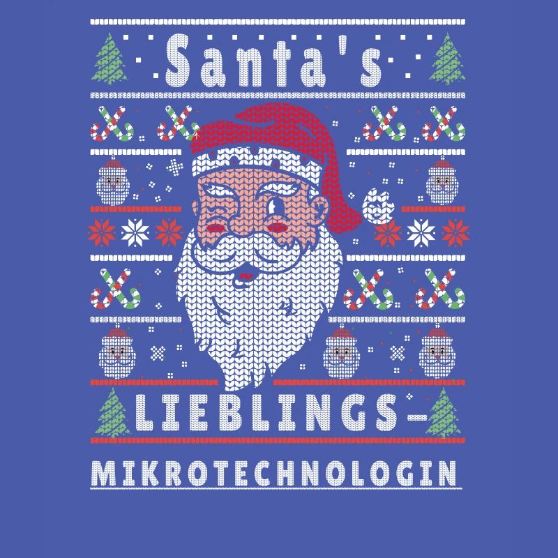 Ugly Christmas SANTA'S FAVORITE MICROTECHNOLOGIST