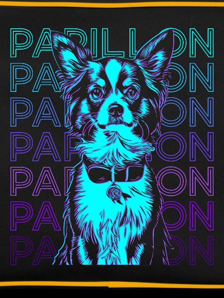 Papillon Dog Retro