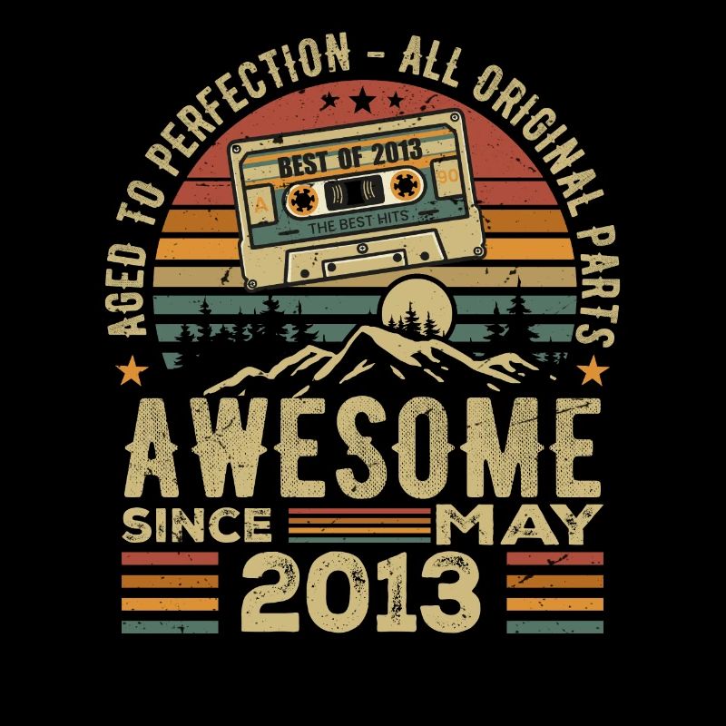 May 2013 Birthday May 2013 Retro Gift