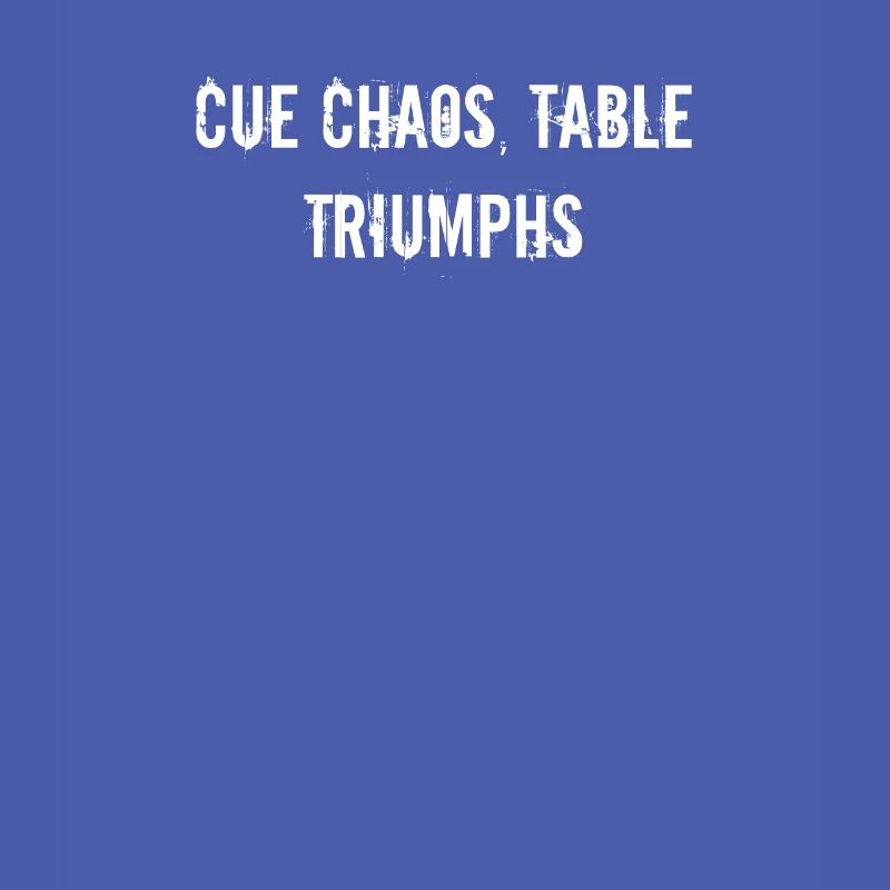 Billard - Chaos de queue, triomphes de la table