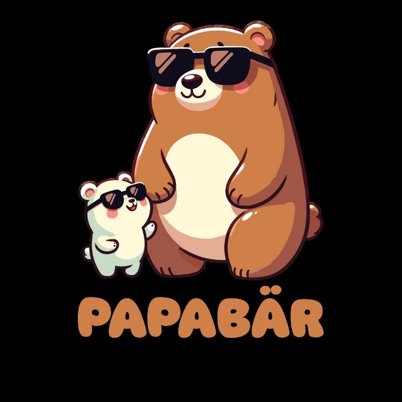 Papabären Vatertag bester Papa - Bär