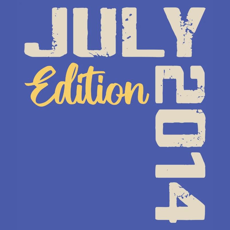 Juli 2014 Geburtstagsshirt Juli 2014
