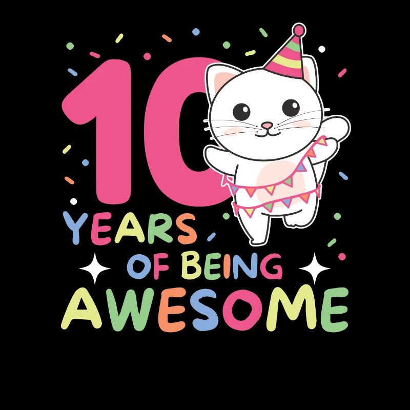Chat pour les 10 ans Enfants de dix ans