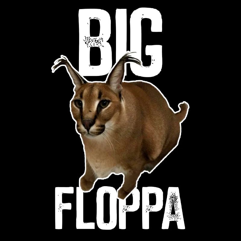 Großer Floppa Karakal Katze Meme