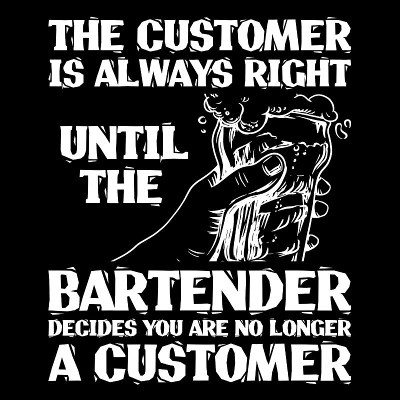 Bartender Mixologist The Customer
