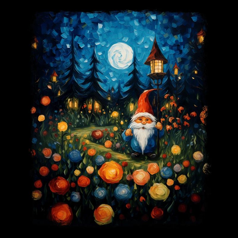 Gnome Gartenarbeit Gartenzwerge Gärtner Sternennac