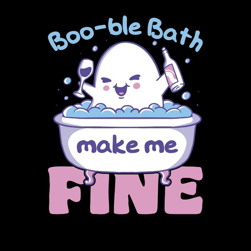 Boo-ble Bath make me fine Bubble Bath with wine