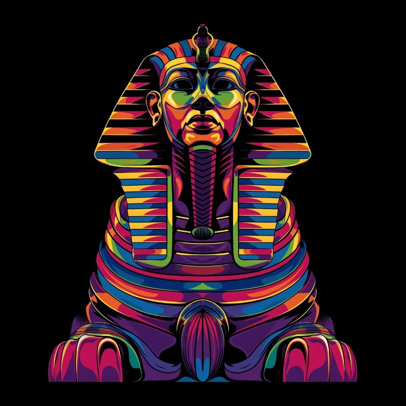 Sphynx Cat Pharaoh Egypt Pop Art