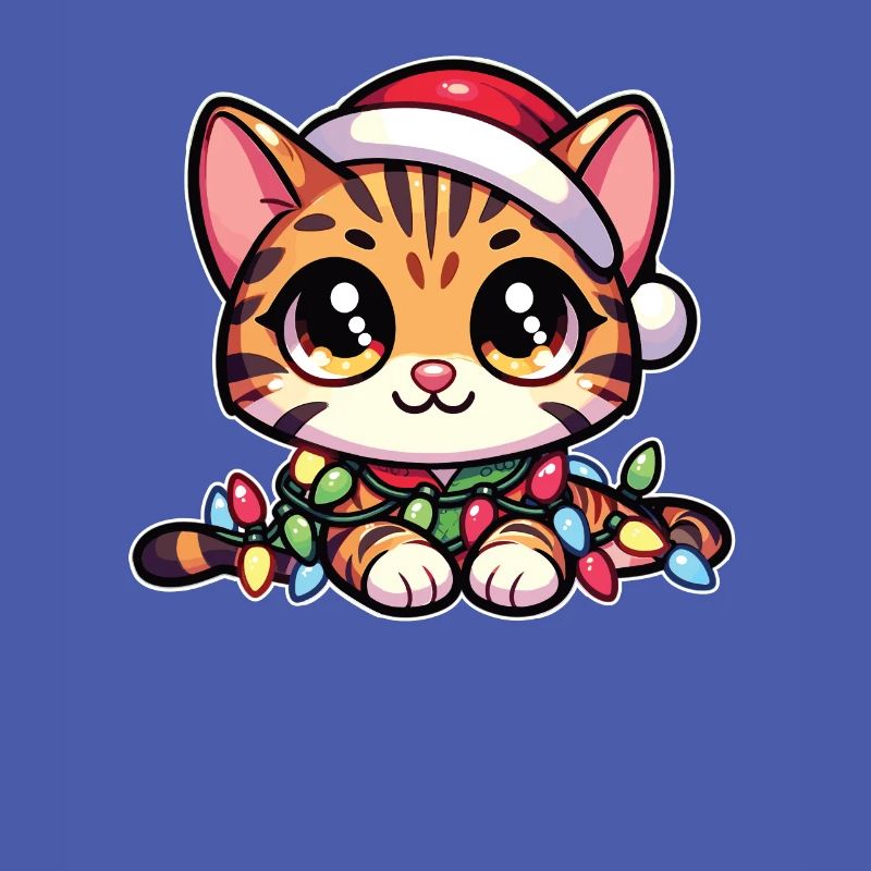 Fées de Noël Bengal Chat
