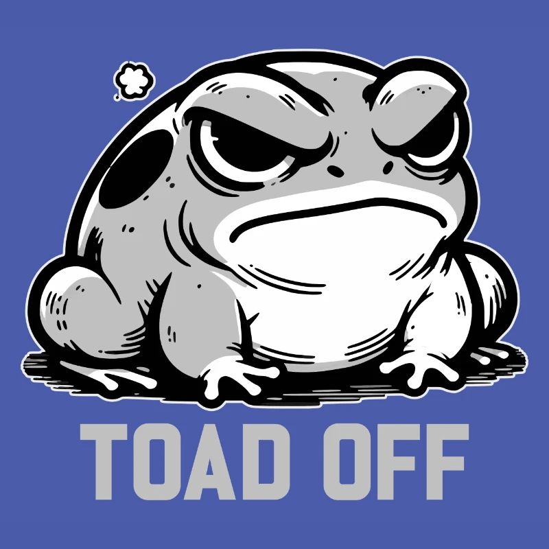 Vintage Frog Toad Meme Grumpy Frog Don't Toad Me