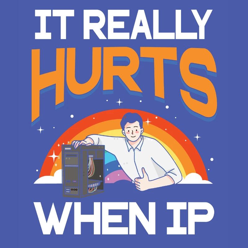 Lustiger Spruch "It Burns when i Pee"!