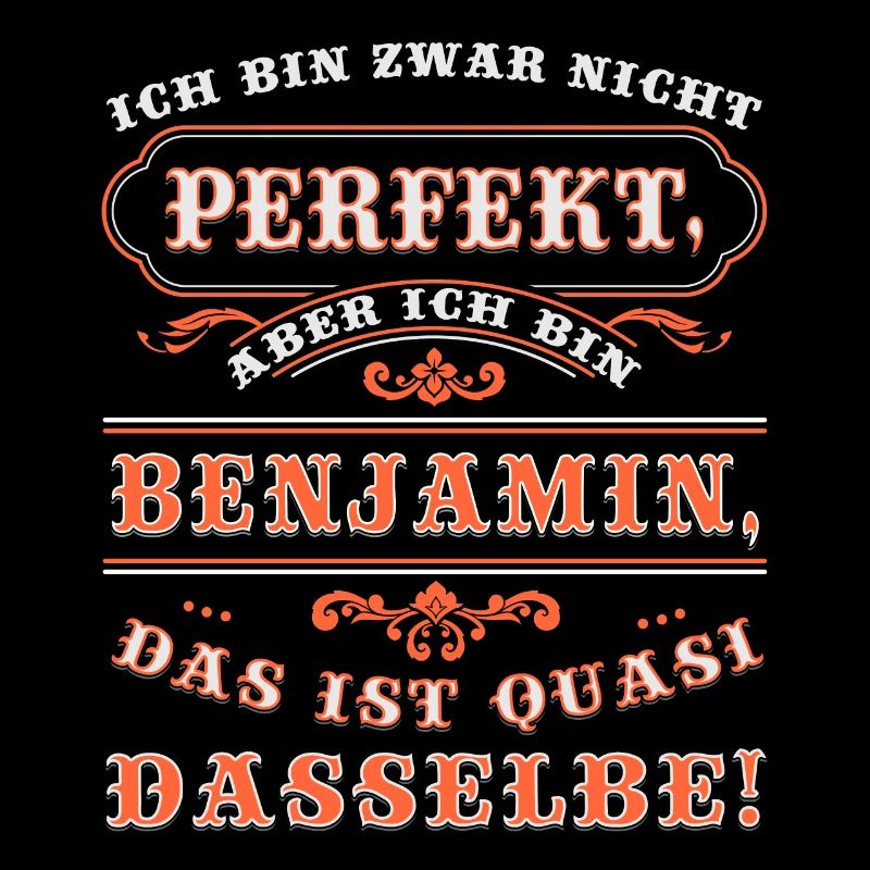 Funny BENJAMIN for Name Day with Name Name