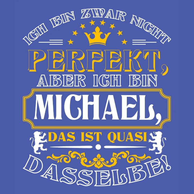 Funny MICHAEL for Name Day with Name Name