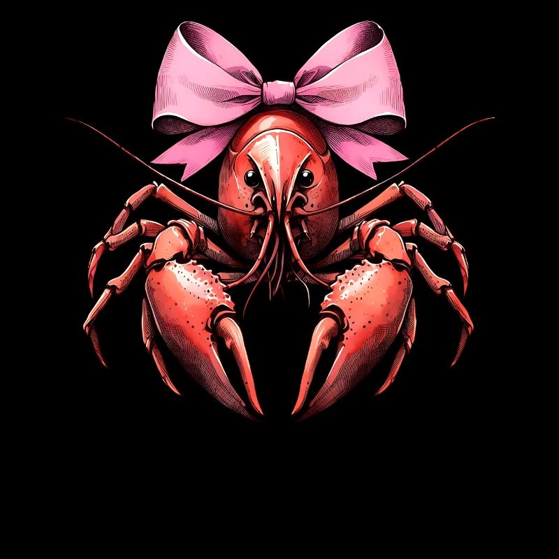 Coquette Bogen Langusten Flusskrebs Muttertag Rosa