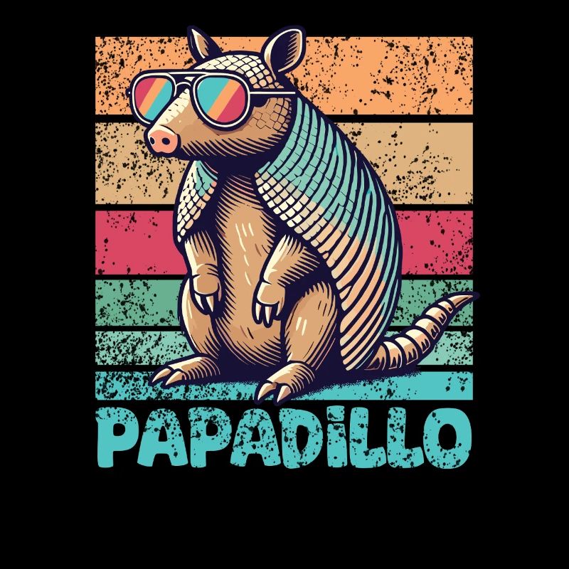 Papadillo Vatertag bester Papa Gürteltier