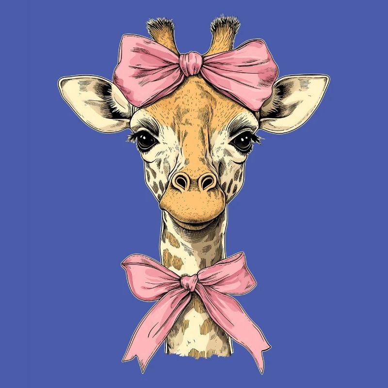 Coquette Bogen Giraffe Mädchen Mama Muttertag rosa