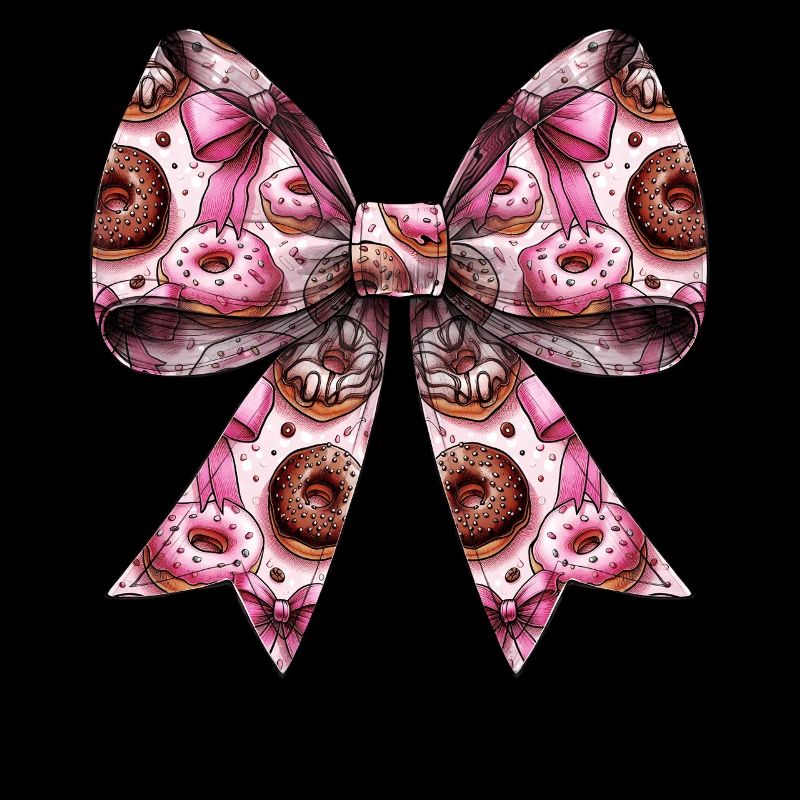 Coquette Bow Donuts Donuts Sprinkles Pattern