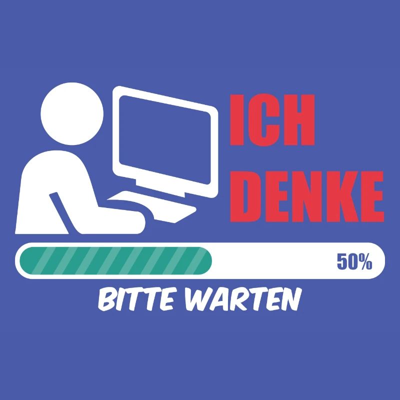 Informatiker ich denke Nerd coding Admin Geek IT