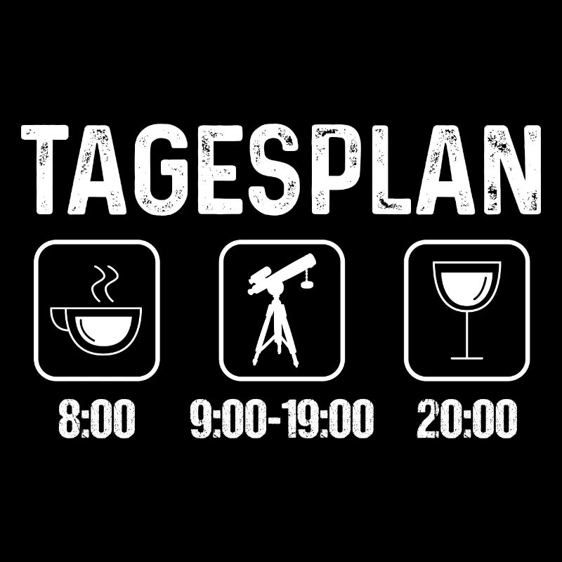 Tagesplan - Weinastronomie -