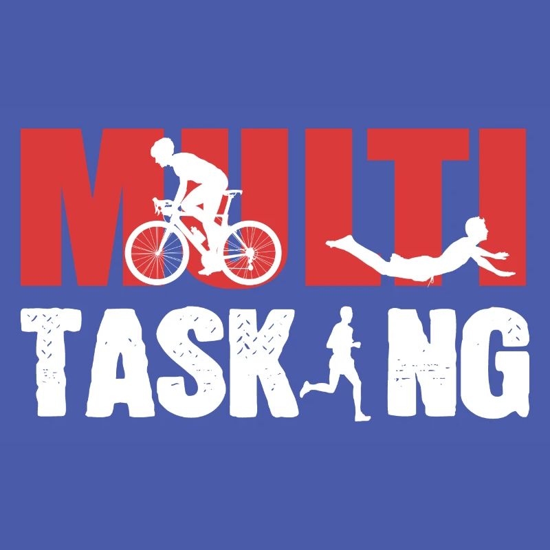 Multitasking Radfahrer Gift