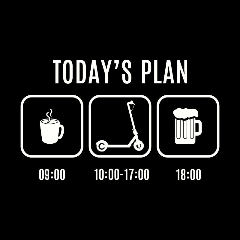 Plan For Today E-Scooter I E-Scooter City Scooter