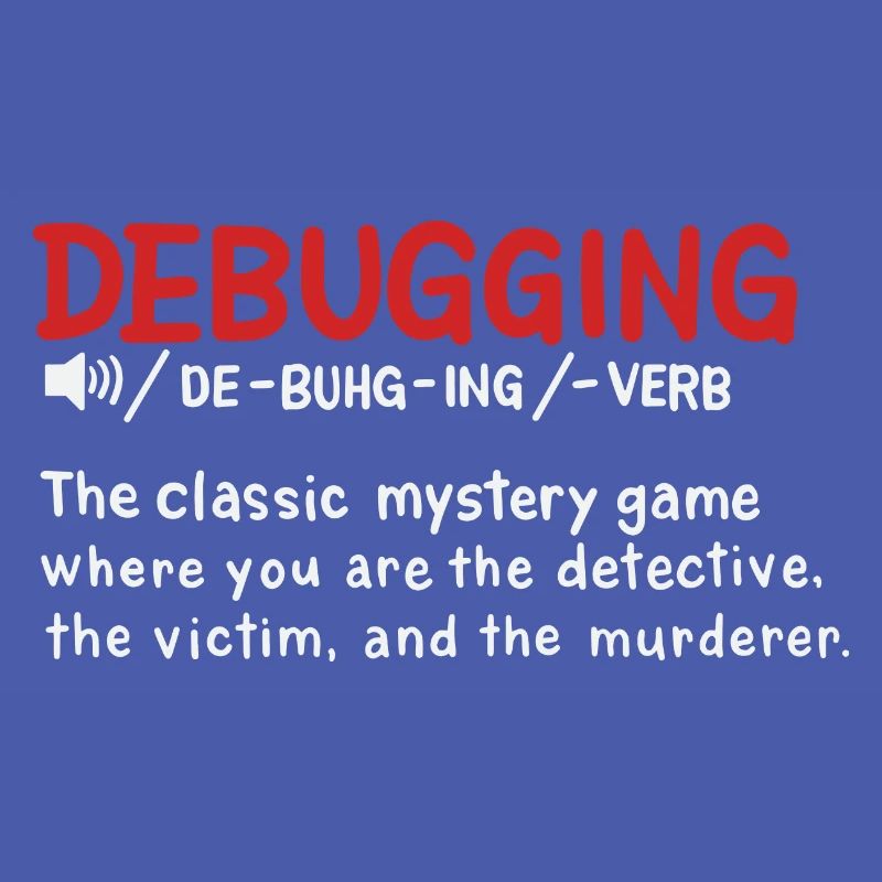 Debugging-Wörterbuch im Stil der Definition
