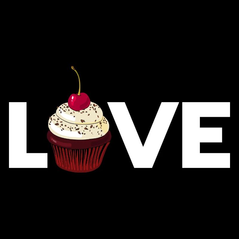 Torte Liebe Bäcker Konditor Cupcake Zitat