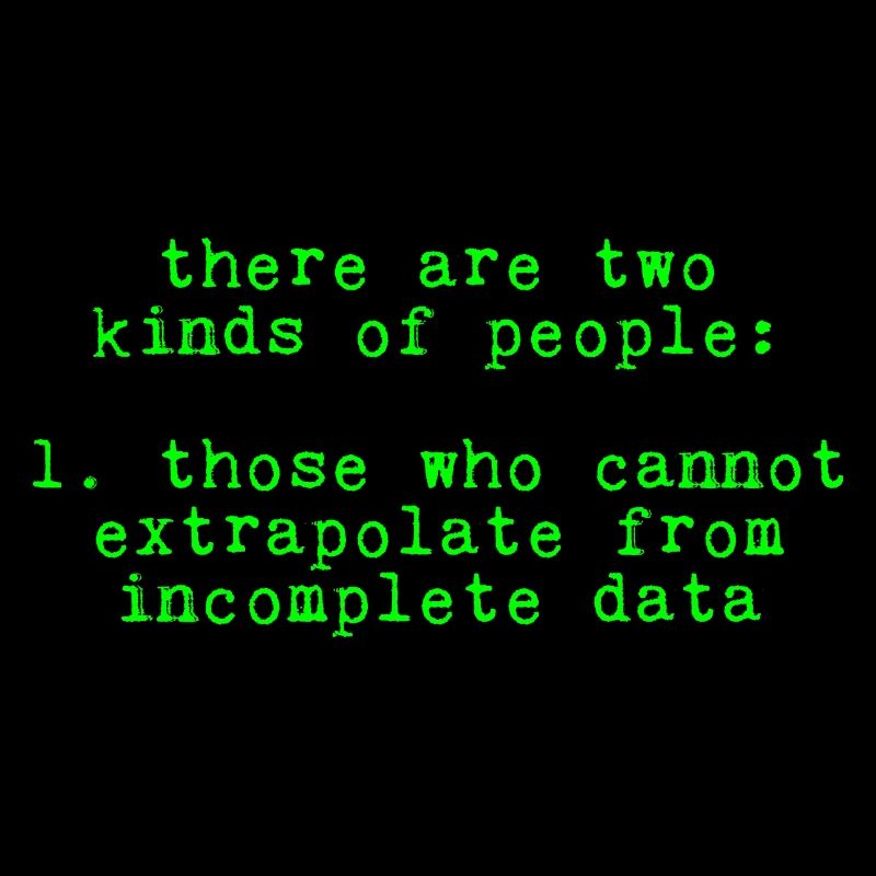 Those Who Cannot Extrapolate From Incomplete Data4