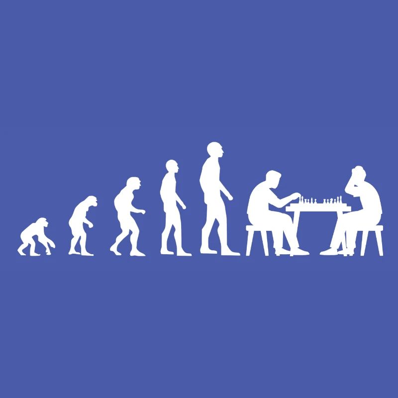 Schach Evolution Geschenk
