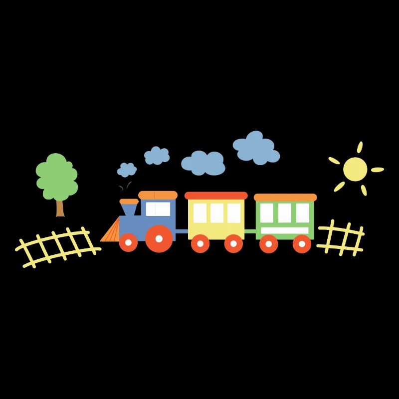 Zug Mit Waggons