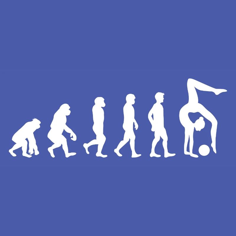 Rhythmic Gymnastics Ball Gymnast Evolution Funny