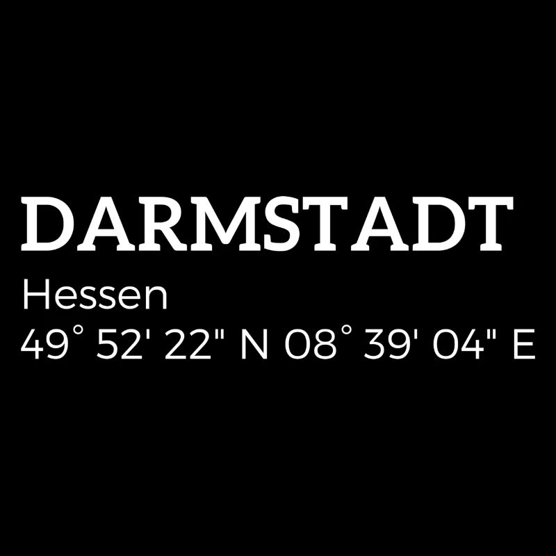 Darmstadt Hesse coordinates