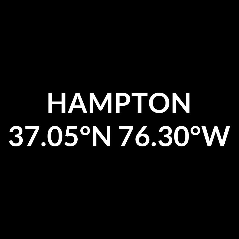 Hampton, Virginia, USA Coordinates