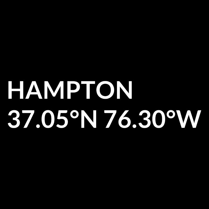 Hampton, Virginia, USA Coordinates