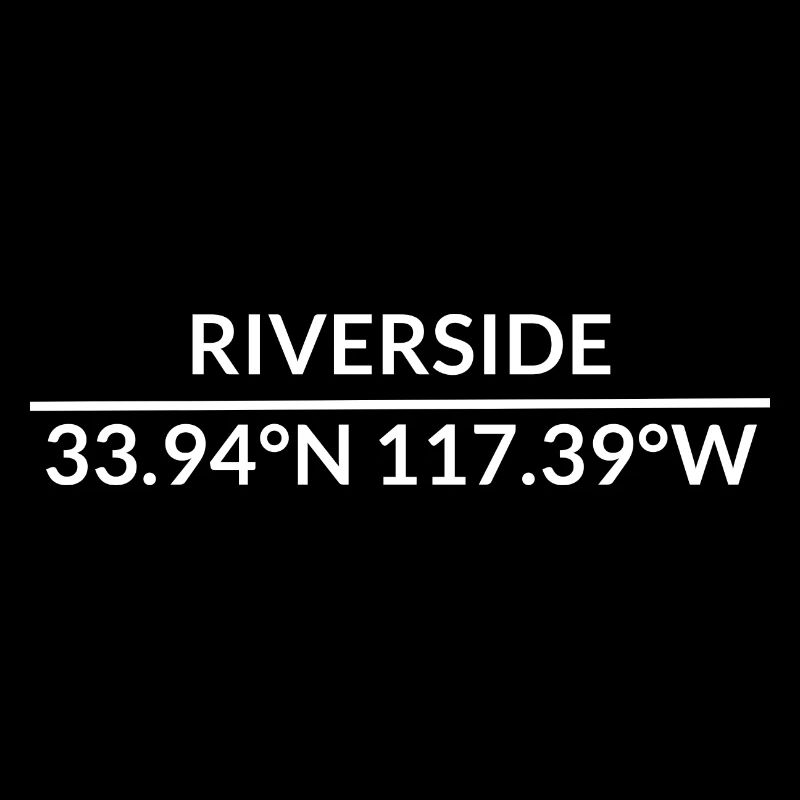 Riverside California USA Coordinates