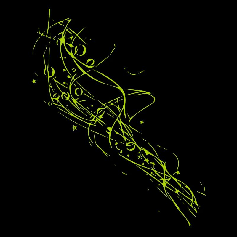 Abstract lines / green / line / pattern