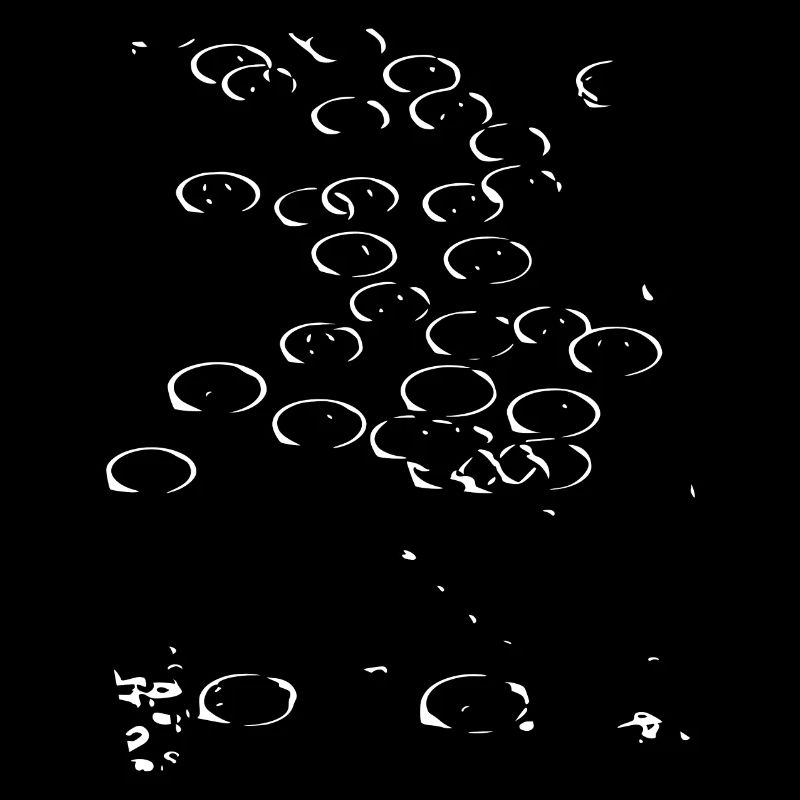 Abstract Dots / White / Line / Pattern