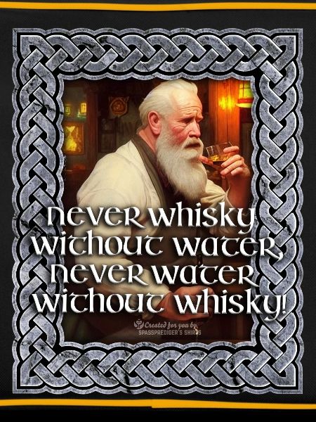 Never water without whisky