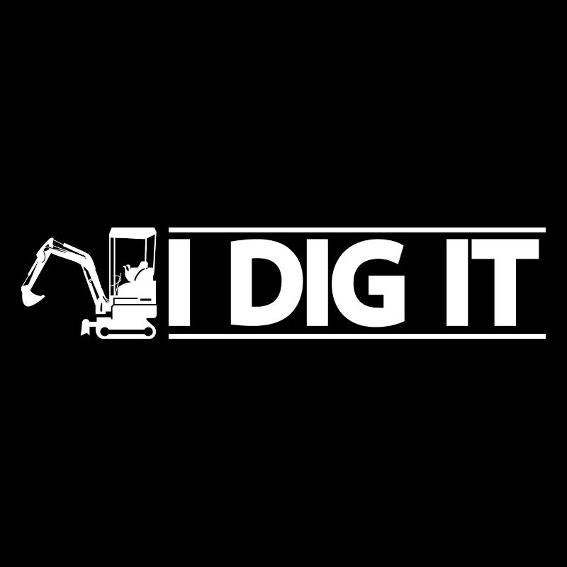 Retro Excavator Slogan Excavator Driver Construction Site