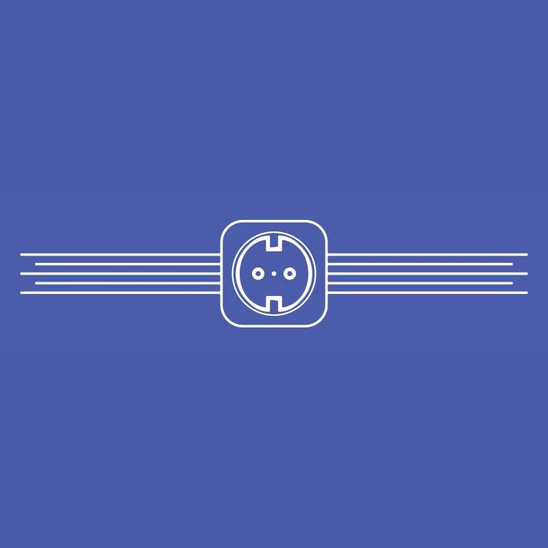 Steckdose Element Symbol Elektriker