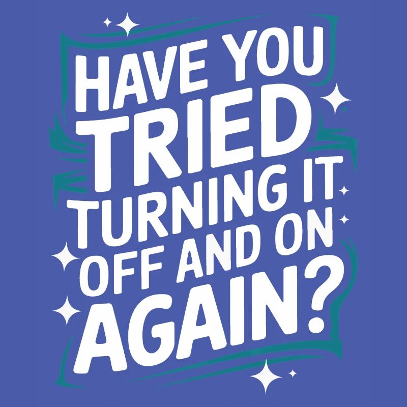 Technischer Support Computerfreak Nerd