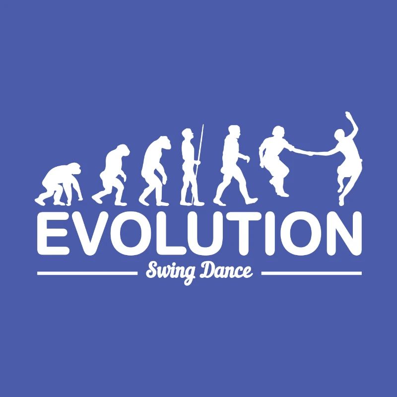 Swing dance dancing evolution gift couples dancers